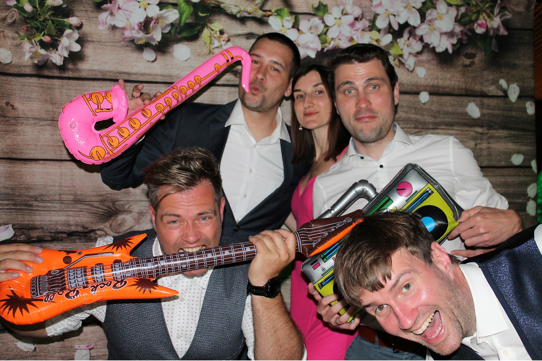 Fotobox Event — glückliche Gäste