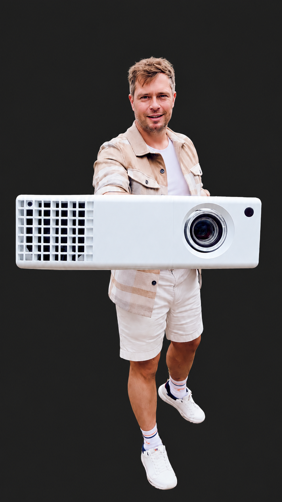 Stiev mit Beamer-Technik